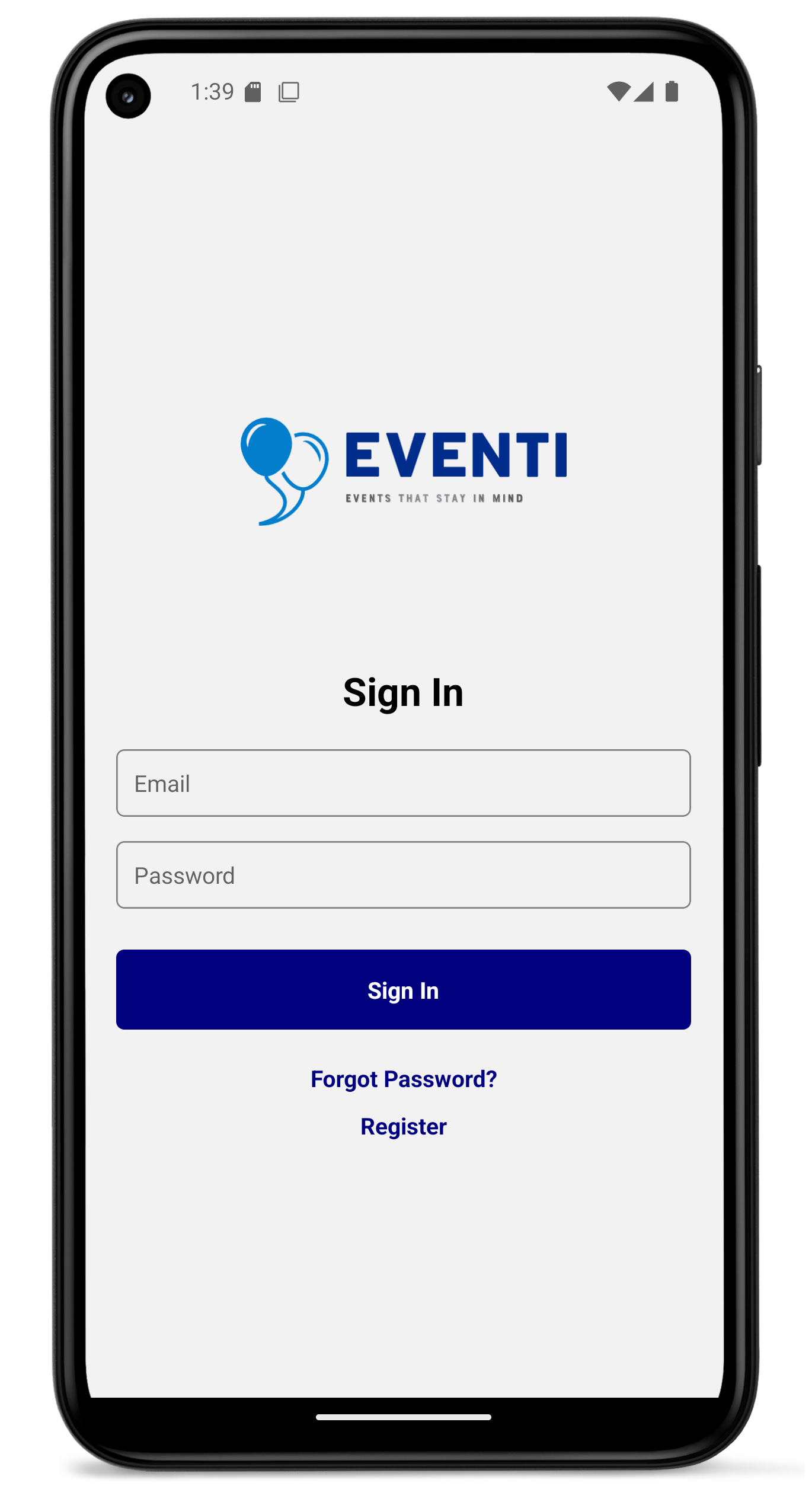 Eventi App Screenshot